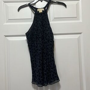 NWT Michael Kors Halter Top With Circles Size 6